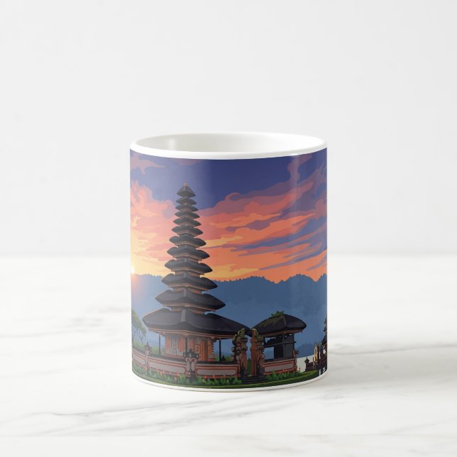 Mug Ulun Danu Bali Indonésie Voyage (Centre)