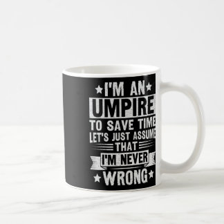 Mug Umpire Funny Sketll Design For An Umpire 