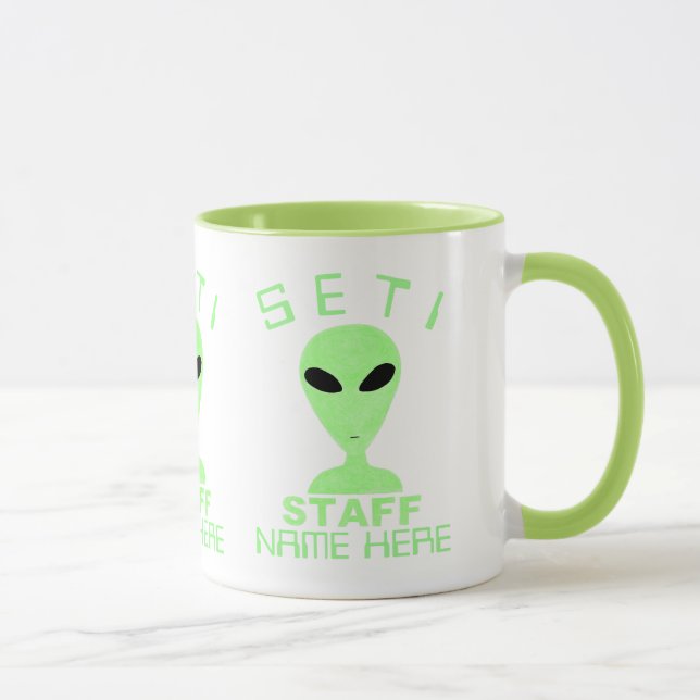 Mug Un amusement étranger SETI de geek d'UFO d'humour (Droite)