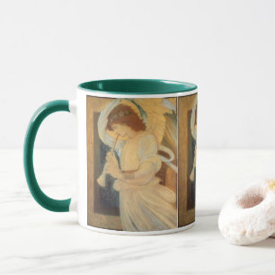 Mug Un ange joue à Flageolet par Burne Jones