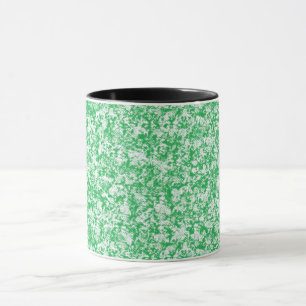 Mug un arrière - plan vert et blanc avec de petits poi