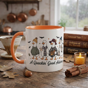 Mug Un bon automne cancanant Canards mignons automne 