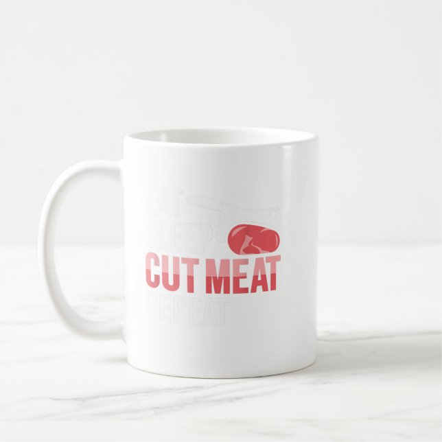 Mug Un Boucher Légendaire A Pris Sa Retraite. Concepti (Gauche)