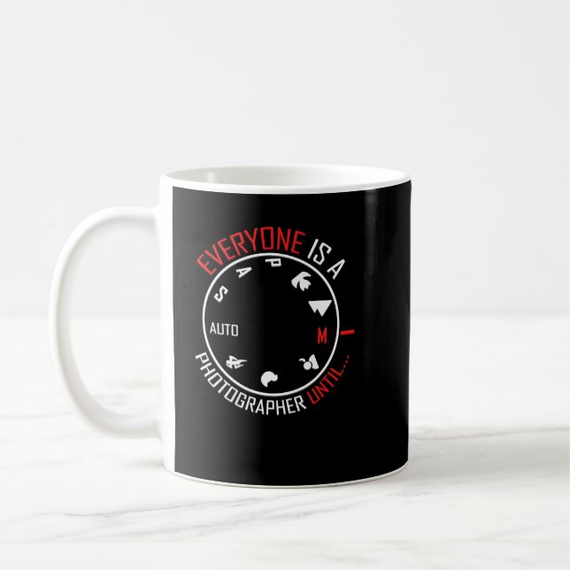 Mug Un cadeau amusant pour la photographie Cameraman (Gauche)