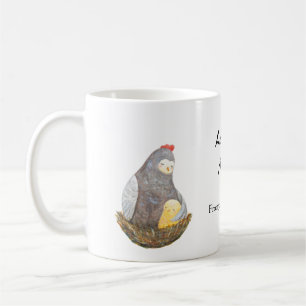 Mug Un cadeau personnalisé de poulets et de poulets po