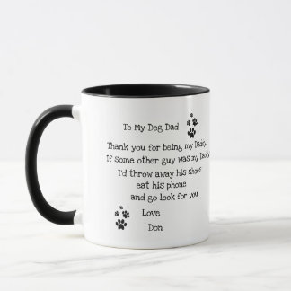 Mug Un cadeau pour ton père de chien