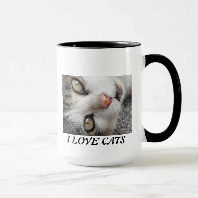 MUG UN CAT DOUX ET BEAU (Droite)