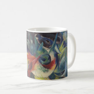 Mug Un cerf dans un jardin fleuri par Franz Marc, Art 