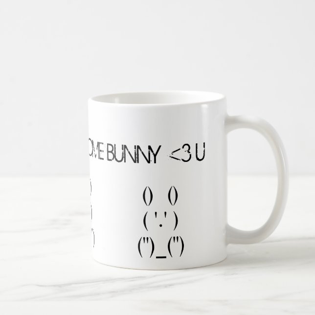 Mug Un certain lapin vous aime (Droite)