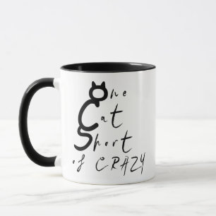 Mug Un chat à l'exception d'une citation folle amusant