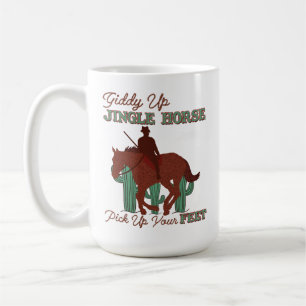 Mug Un Cheval À Jingle, Un Cowboy