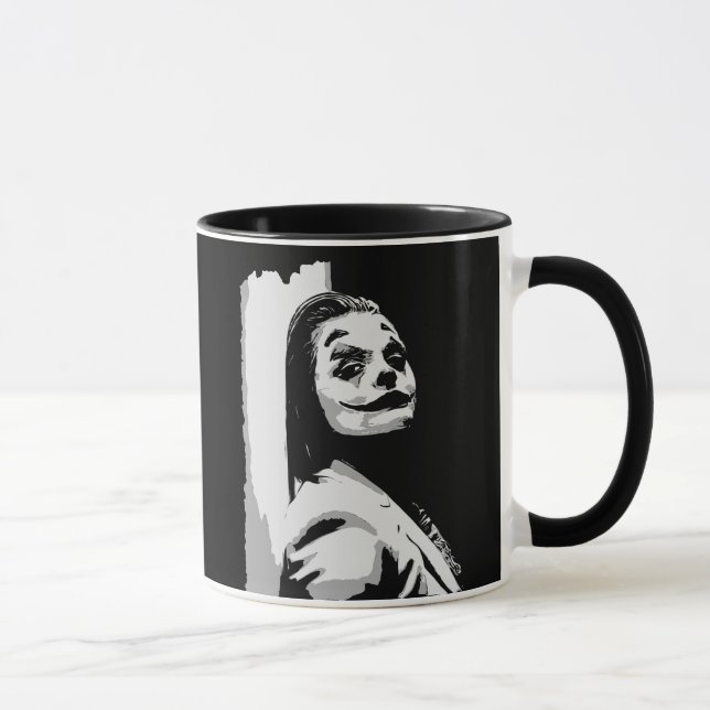 Mug Un clown déplaisant bizarre qui sourit (Droite)