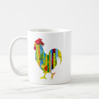 Mug Un coq coloré