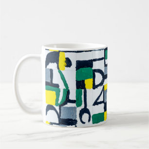 Mug Un Couteau De Palette Peint ; Peinture Abstraite s