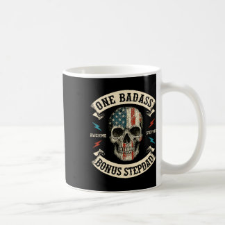Mug Un D Bonus Stepdad Pas Papa Crâne Usa Drapeau Père