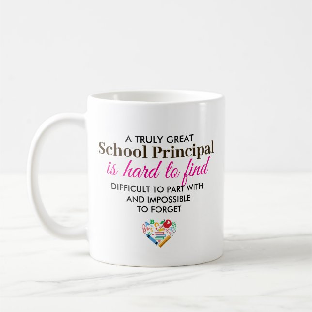 Mug Un directeur d'école vraiment grand - Nom personna (Gauche)