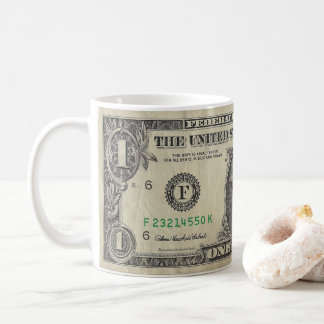 Mug Un dollar de boug, blanc