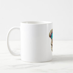 MUG UN DORABLE D O G AVEC DES LUNETTES SOLEIL