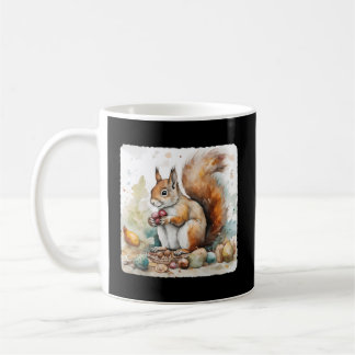 Mug Un Écureuil Avec Une Collection De Nuts Nature For