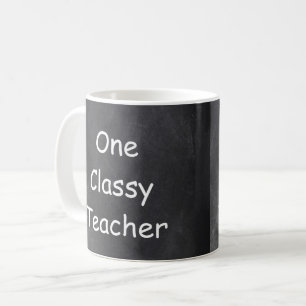 Mug Un enseignant classique Chalkboard Design Idée cad