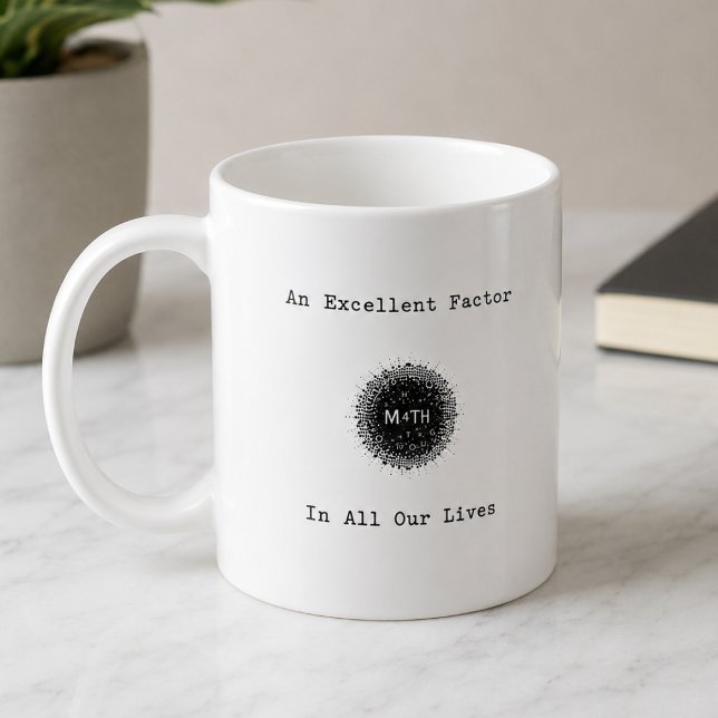 Mug Un excellent facteur dans toutes nos vies Math (Créateur téléchargé)