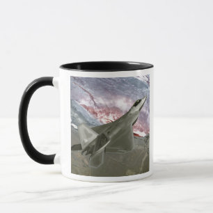Mug Un F/A-22 Raptor effectue une mission de formation