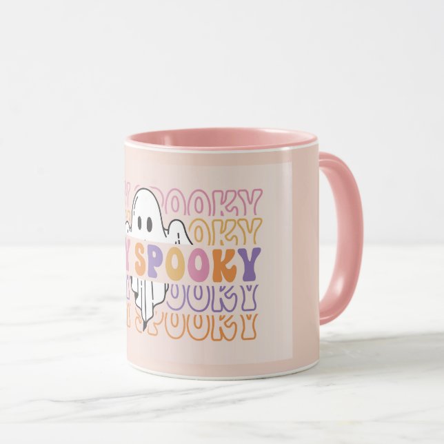 Mug Un fantôme éffrayant (Devant droit)