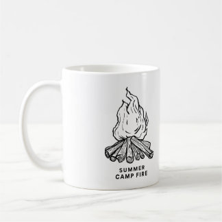 Mug Un feu de bois d'été excitant au camp de Mags