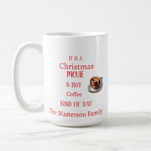 Mug Un film de Noël et un café chaud genre de journée