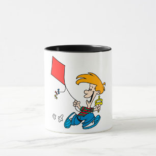 Mug Un Garçon Volant Un Cerf-volant