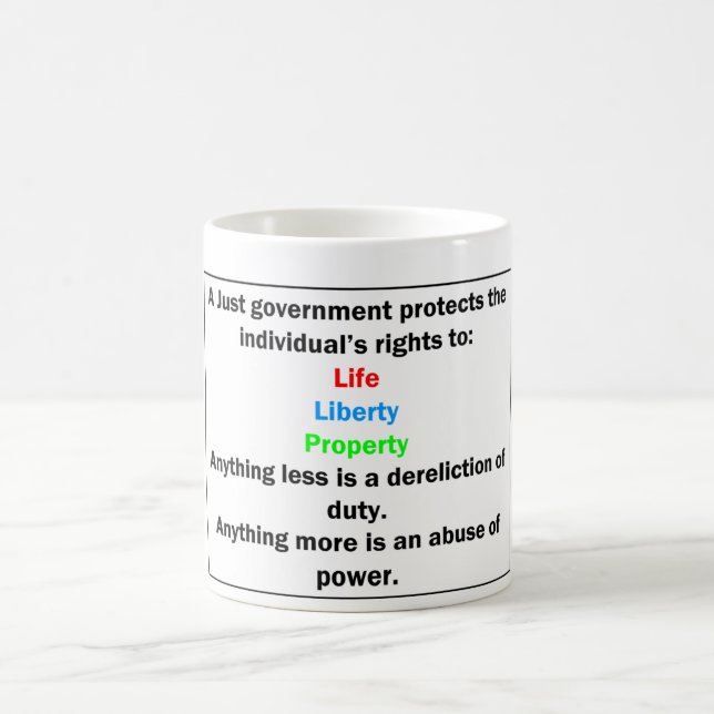 Mug Un gouvernement juste (Centre)