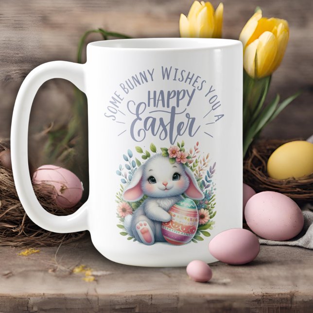 Mug Un Groenland Vous Souhaite Une Bonne Pâques Adorab (Some Bunny Wishes You A Happy Easter Adorable Coffee Mug)