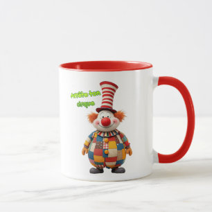 Mug Un gros clown au grand chapeau.