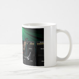 Mug Un guitariste dans une boule de vol
