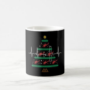 Mug Un hélicoptère, un pilote de Noël laid, un cadeau