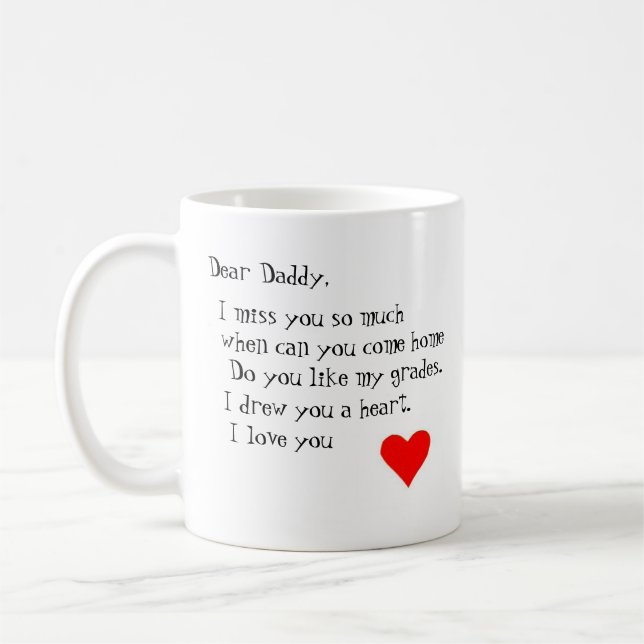 Mug Un héros de mon papa. (Gauche)