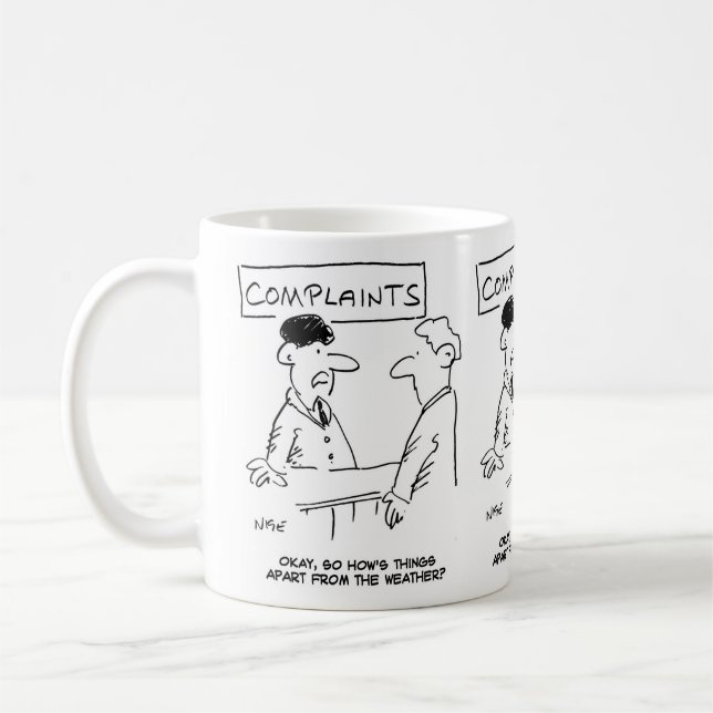 Mug Un homme au bureau des plaintes (Gauche)