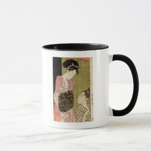 Mug Un homme peignant une femme