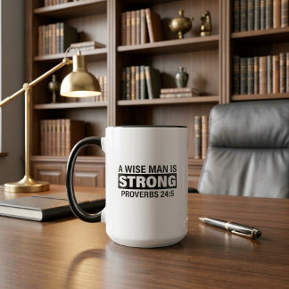 Mug "Un homme sage est fort"