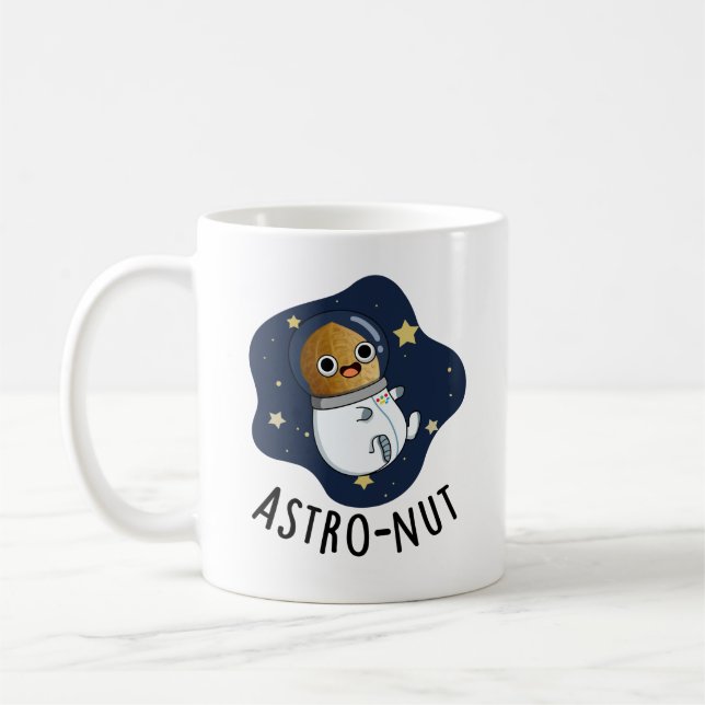 Mug Un jeu d'astronaute de noix de muscade drôle (Gauche)