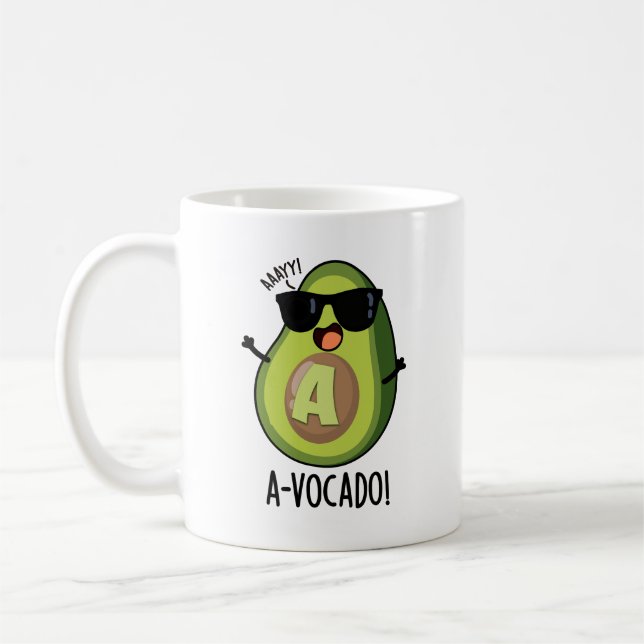 Mug Un jeu d'Avocado amusant à vocado (Gauche)