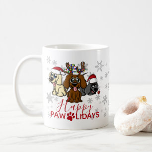 Mug Un joli caricature de Noël pour les chiens de No