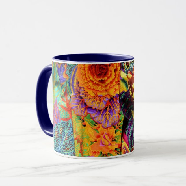 Mug Un joli Philip Jacobs fabrique de la boue florale (Devant gauche)