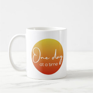 Mug Un jour à la fois la sobriété et la saleté