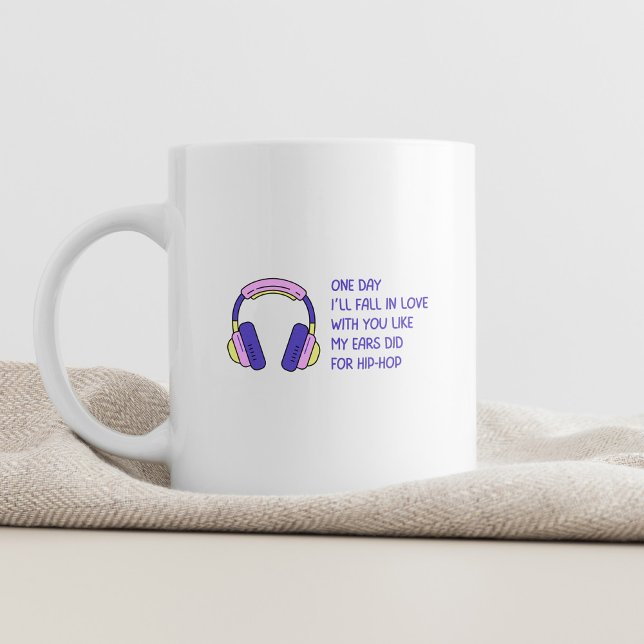 Mug Un jour, je tomberai dans l'inspiration du ventila (Créateur téléchargé)