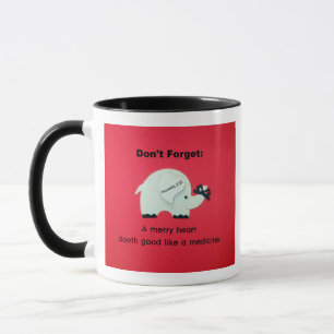 Mug Un joyeux coeur fait du bien comme un médicament