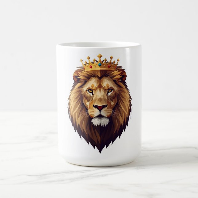 Mug "Un lion portant une couronne d'or (Centre)
