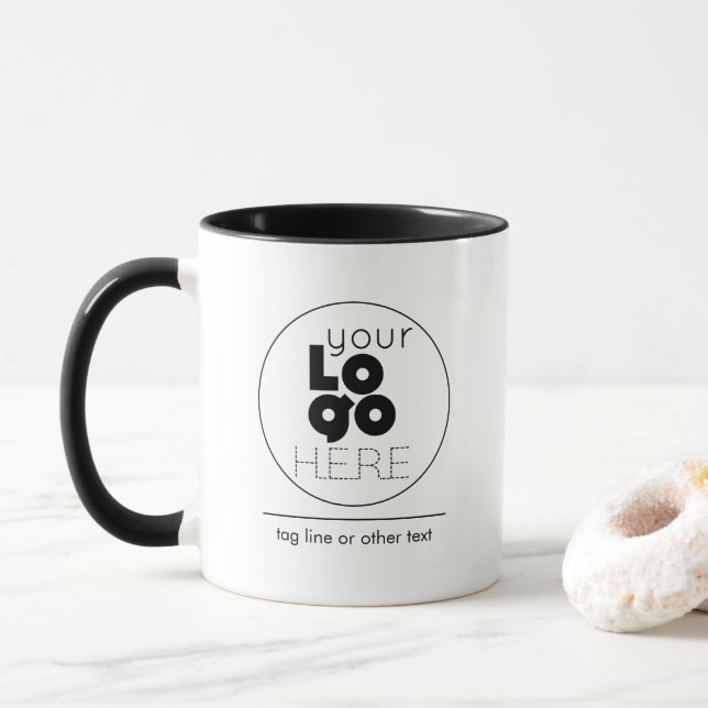 Mug Un mélange à deux tons avec votre logo No MOQ (Avec donut)