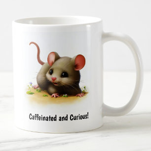 Mug Un mignon café de souris peint en 3D