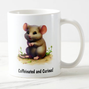 Mug Un mignon café de souris peint en 3D